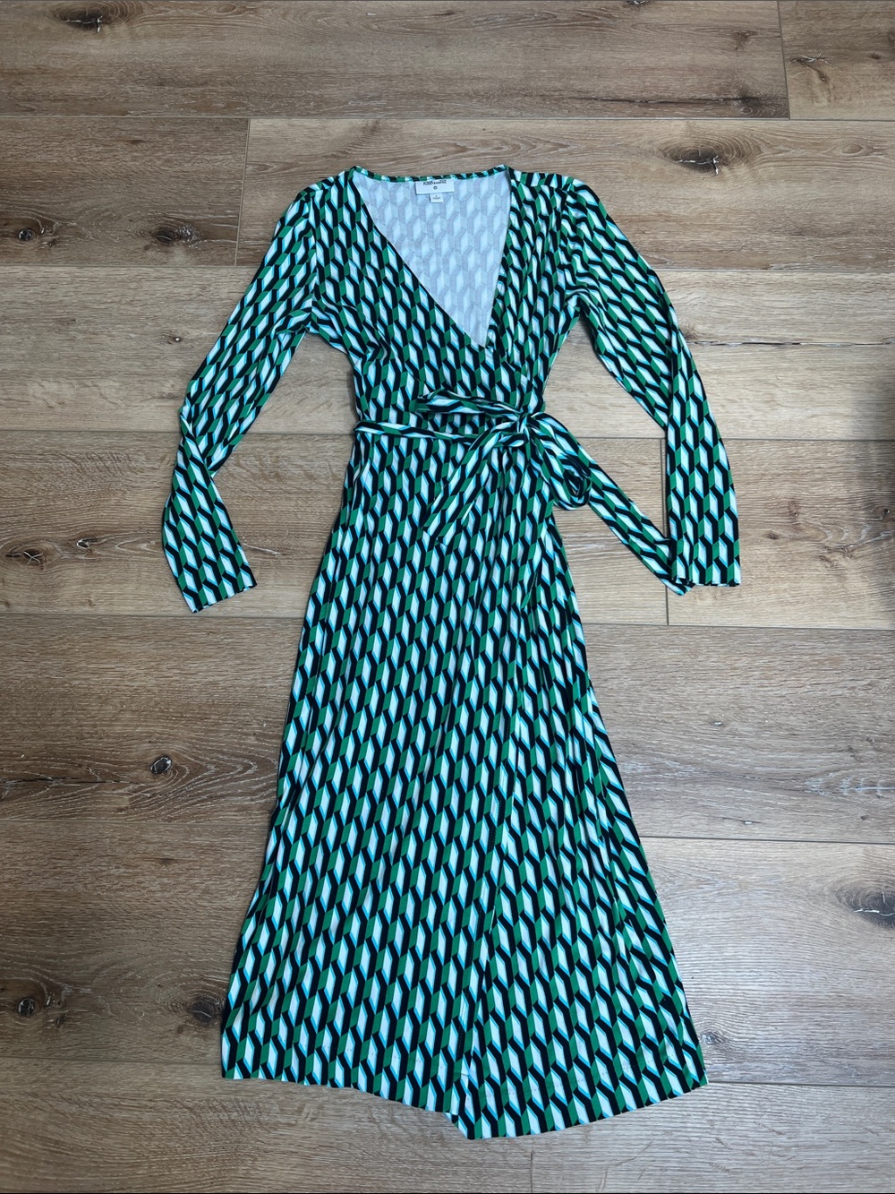 Diane Von Furstenberg for Target geometric wrap dress